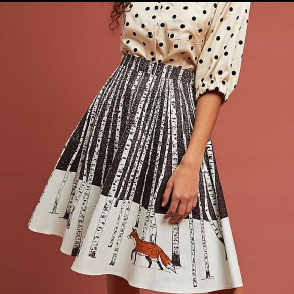 Anthropologie fox skirt Clearance